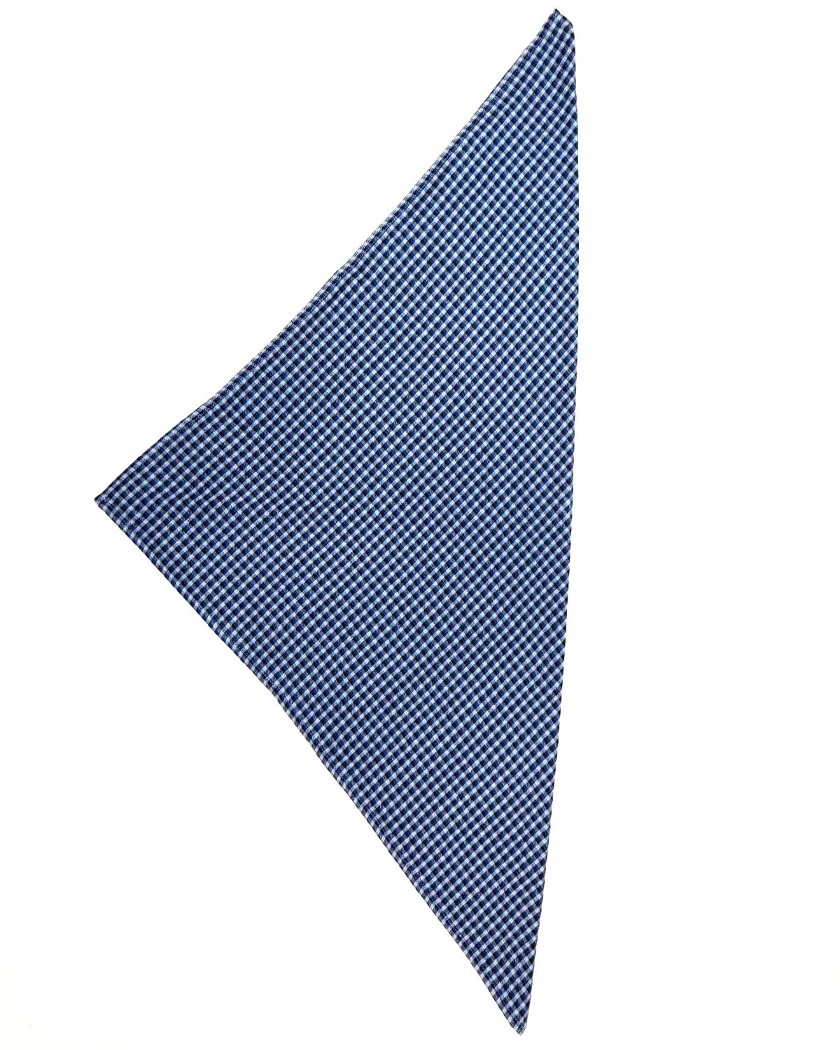 PLAID SCARF - BLUE