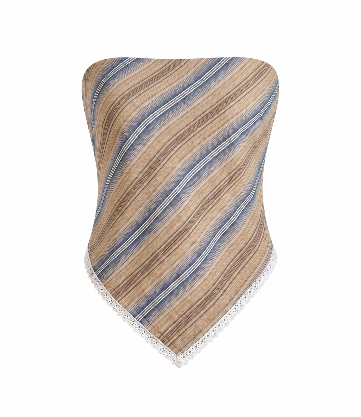 Brown top striped