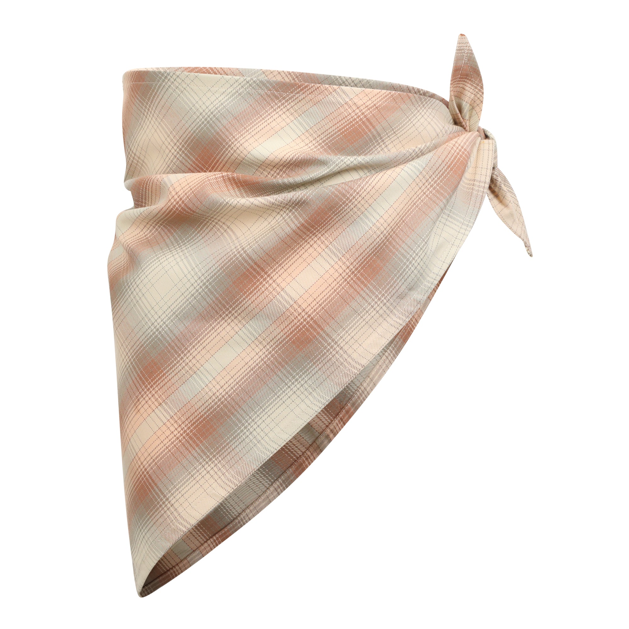 PLAID SCARF - ORANGE