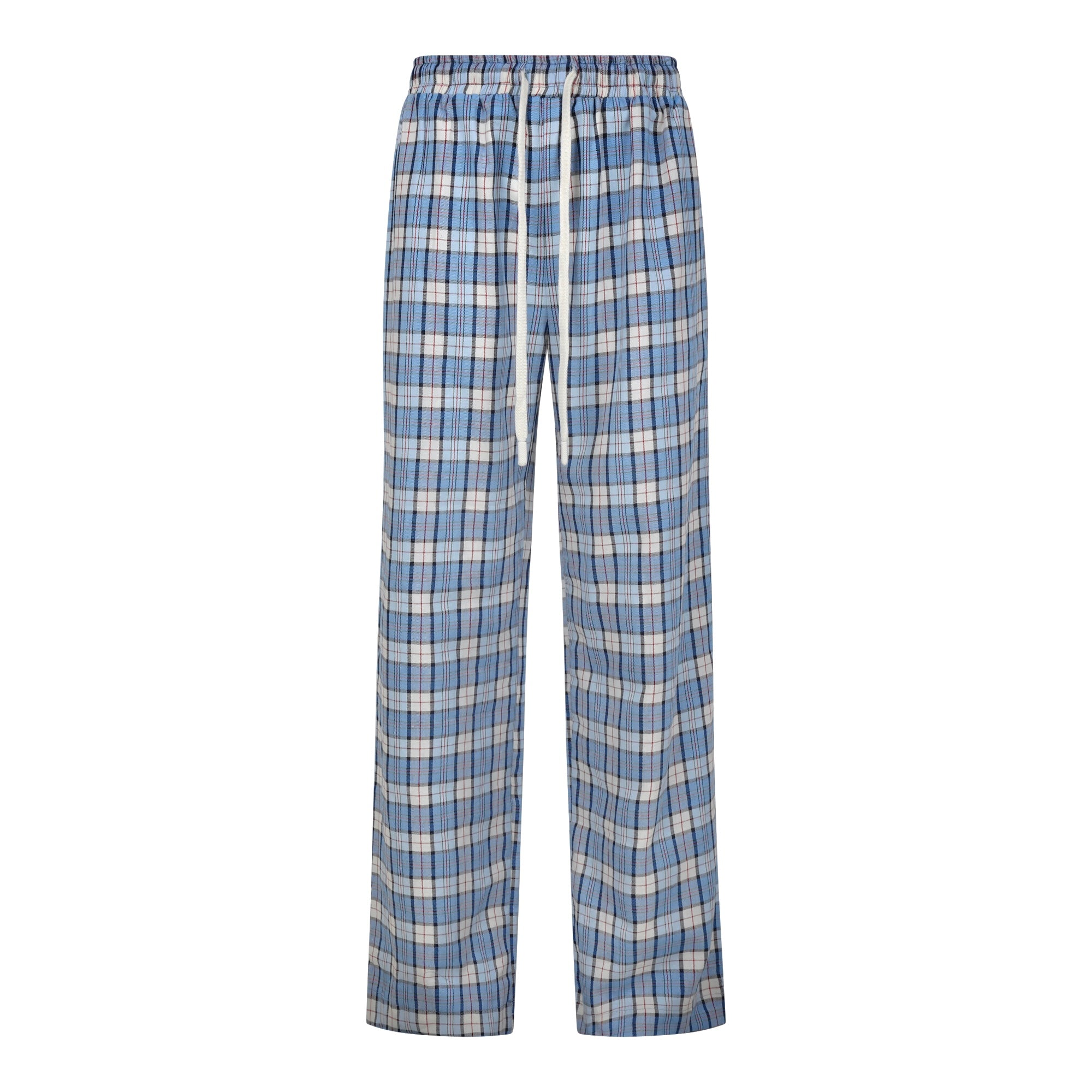 CONTRAST POCKET PANTS - SKY BLUE